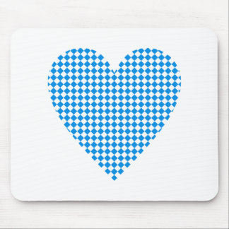 Mousepad Baviera coração losangos Bavaria heart diamonds