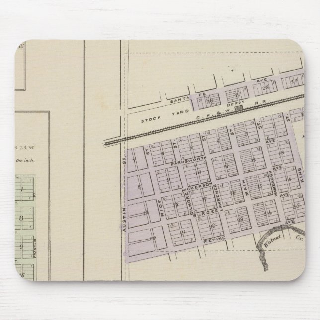 Mousepad Bazine, Sidney, Nonchalanta, Harold, Kansas (Frente)