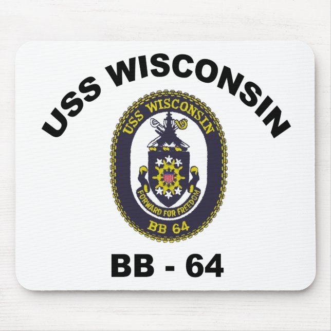 Mousepad BB-64 USS Wisconsin (Frente)