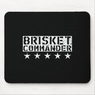 Mousepad [bbq Dude] Brisket Commander Bbq Shirt 