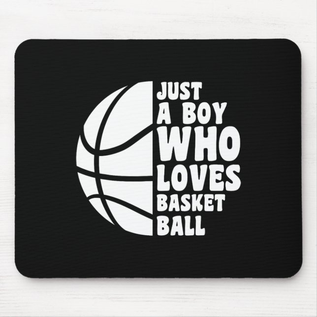 Mousepad Bbyll A Boy Who Loves Bysketbyll Boys (Frente)