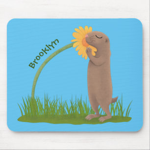 Mousepad BD de cãozinho da pradaria