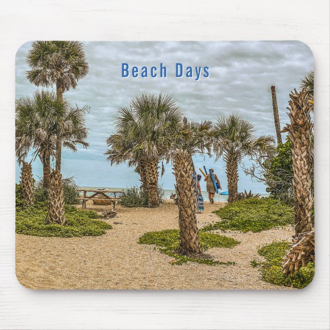 Mousepad Beach Days, Overcast, Beach Garden (Frente)