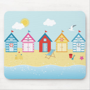 Mousepad Beach Huts