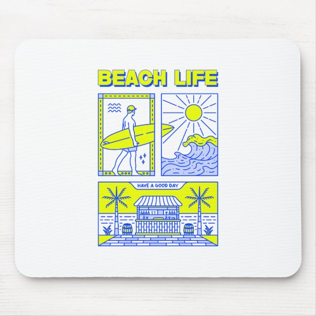 Mousepad Beach Life (Frente)