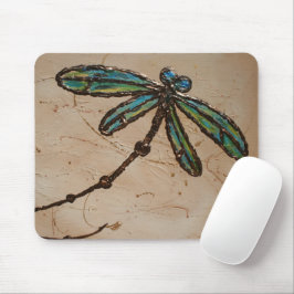Mousepad Beachy Blue e Green Dragonfly