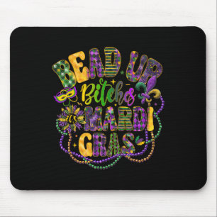 Mousepad Bead Up Tches É o Festival Mardi Gras de Nova Orle