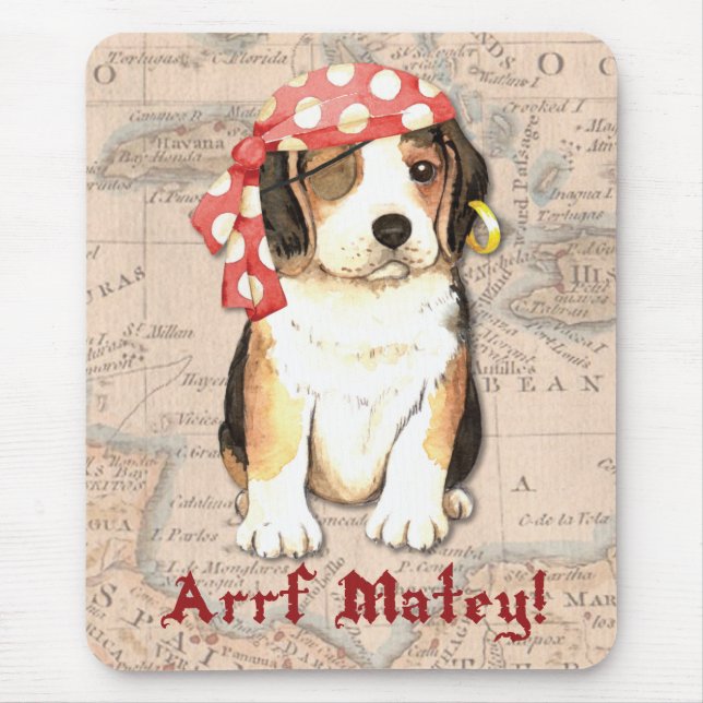 Mousepad Beagle Pirate (Frente)
