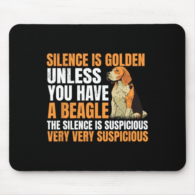 Mousepad Beagle Small Scent Dog Caça Pet Breeder Silence (Frente)
