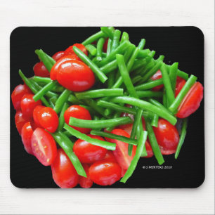Mousepad Bean Verde e Tomates