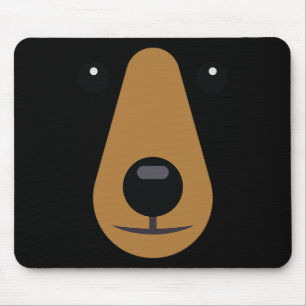 Mousepad Bear Face Fácil Fácil Figurino De Halloween Adulto