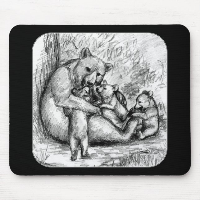 Mousepad Bear Family (Frente)