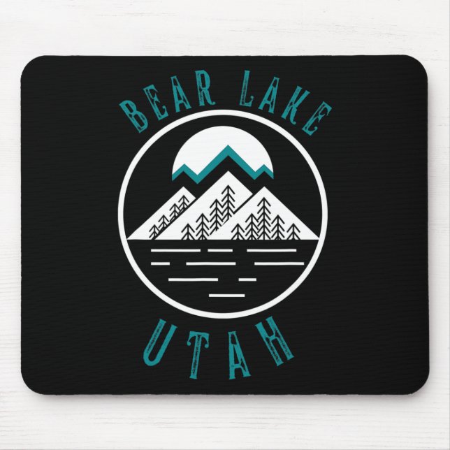 Mousepad Bear Lake Utah — Arco de Pé a Montanha (Frente)