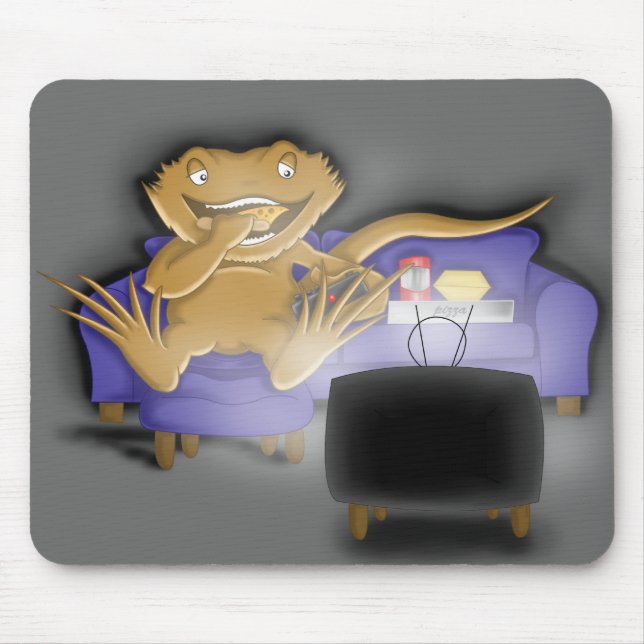 Mousepad beardie ávido (Frente)