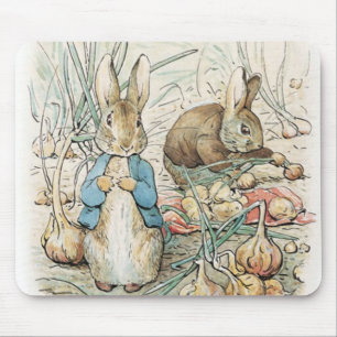 Mousepad Beatrix Potter Peter Rabbit E Benjamin Bunny