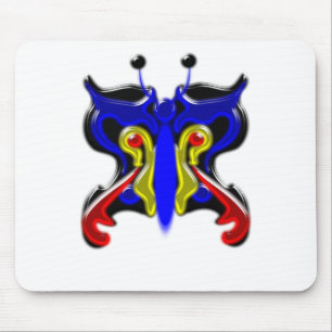 Mousepad Beautiful butterfly icon glass
