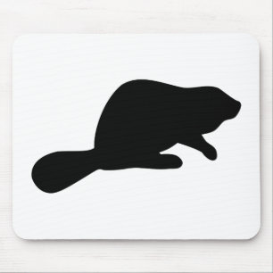 Mousepad Beaver Silhouette