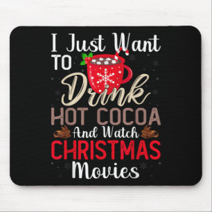 Mousepad Beba Chocolate Quente E Assista Filmes De Férias E