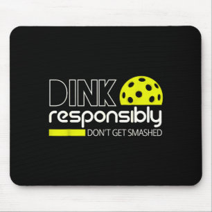 Mousepad Beba com responsabilidade engraçado para homens jo