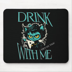 Mousepad Beba Comigo Engraçada Atitude Do Bebendo Monstro D