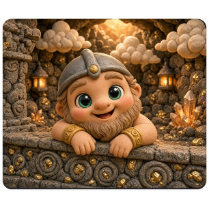 Mousepad Bebê Anão Fofo, Mitológico