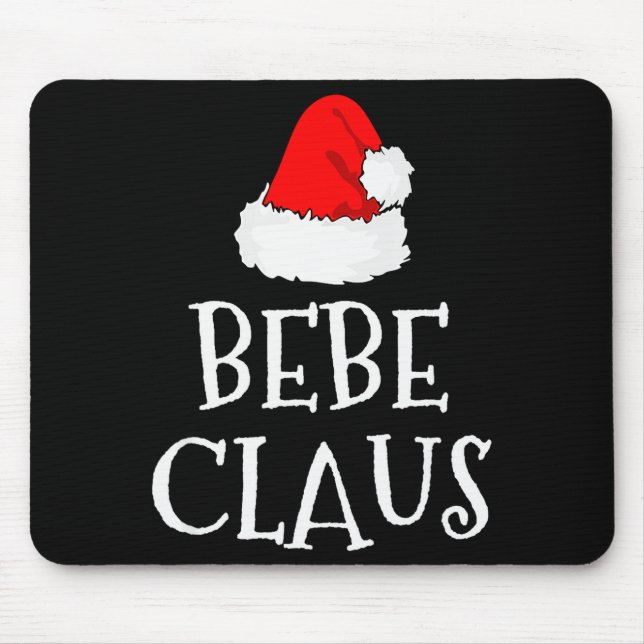 Mousepad Bebe Claus Christmas Santa's Pajama Family Matchin (Frente)