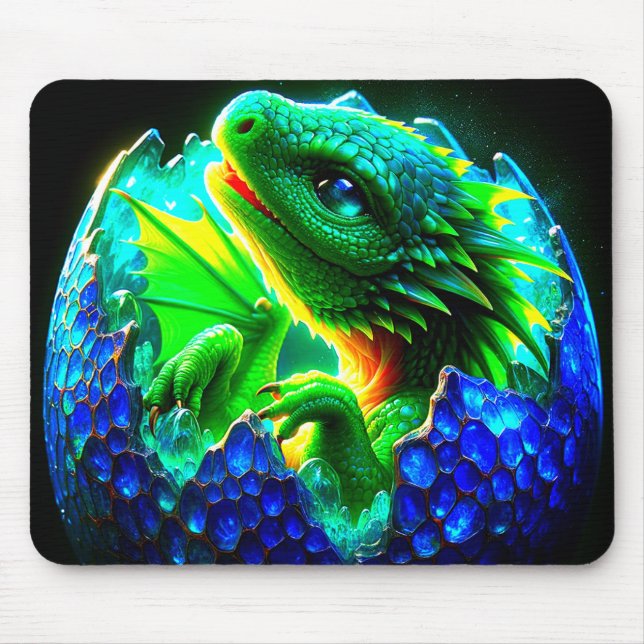 Mousepad Bebê Dragão Hatching (Frente)