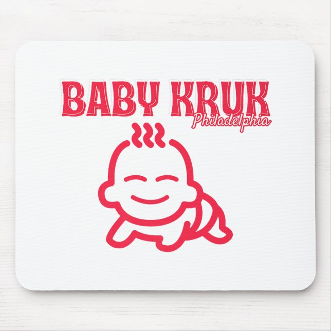 Mousepad Bebê Engraçado Kruk Philadelphia Premium  (Frente)