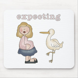 Mousepad Bebê esperado - Camisetas e presentes