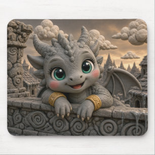 Mousepad Bebê Gargula Fofo, Mitológico