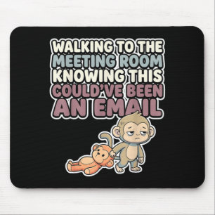 Mousepad Bebê macaco meme fofo macaco japonês kawaii