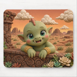 Mousepad Bebê Orc Fofinho, Mitológico