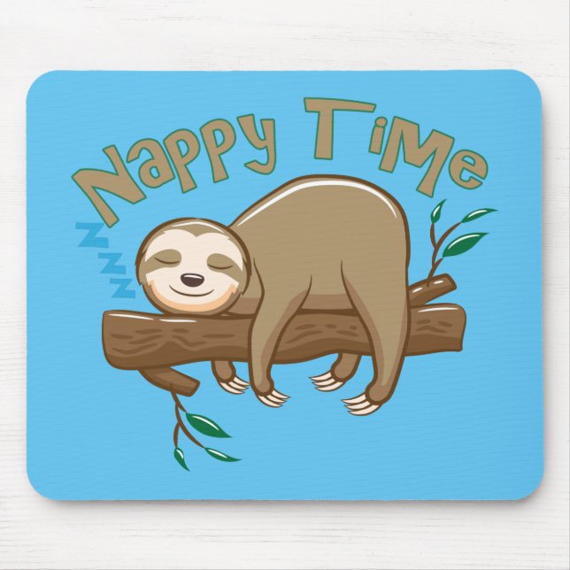 Mousepad Bebê Preguiça Super Encantador (Frente)