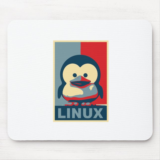 Mousepad Bebê Tux Linux (Frente)