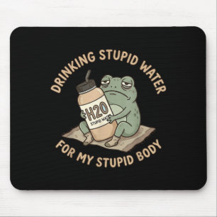 Mousepad Bebendo Água Estúpida Para o Sapo da Diversão do C