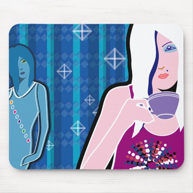 Mousepad Bebendo Tea (Frente)