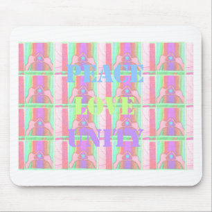 Mousepad Bebês Crianças Paz Amor Unidade Hakuna Matata desi