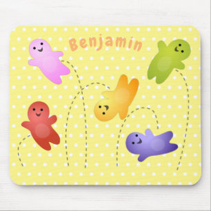 Mousepad Bebês geleia bonitos doces doces desenhos animado