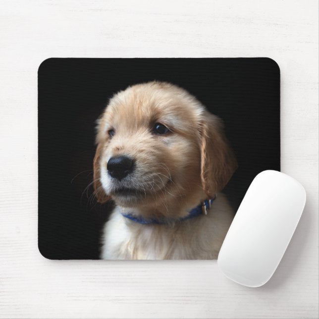 Mousepad Bebês Mais Pobres | Ouro Retriever Puppy (Com mouse)