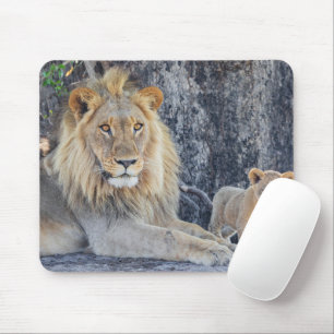 Mousepad Bebês Mais Pobres Pai e cubo de leão