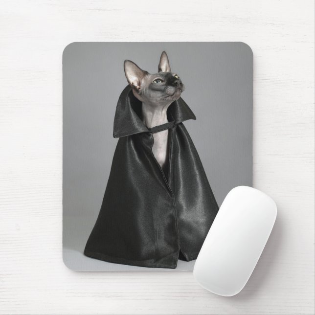 Mousepad Bebês Mais Pobres | Sphynx Hairless Cat (Com mouse)