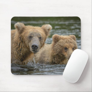 Mousepad Bebês Mais Pobres Urso-Mama e Cubos