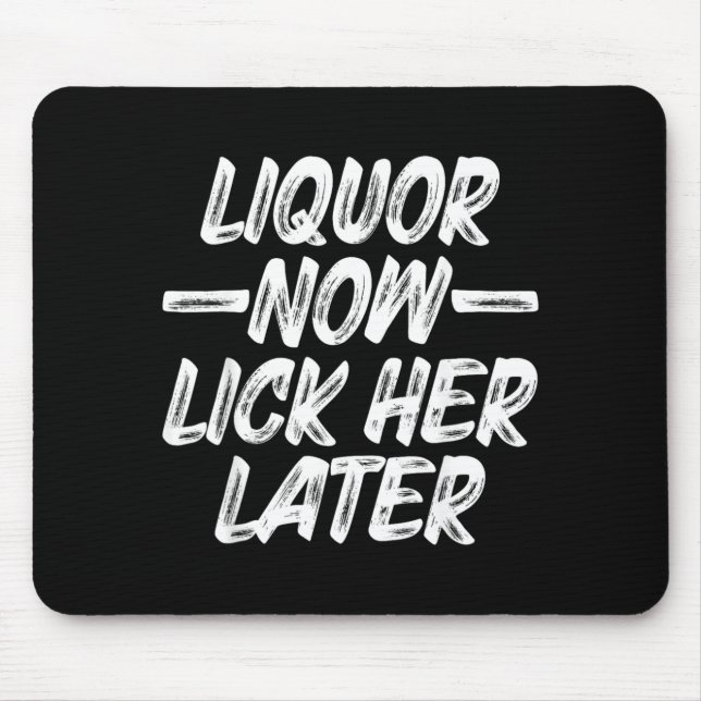Mousepad Bebida Chupa-a Depois Diversão Bebendo Despedida d (Frente)