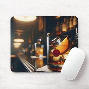 Mousepad Bebida Moída Antiga Em Um Bar