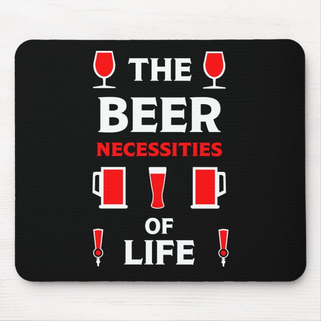Mousepad Bebidas artesanatos (Frente)