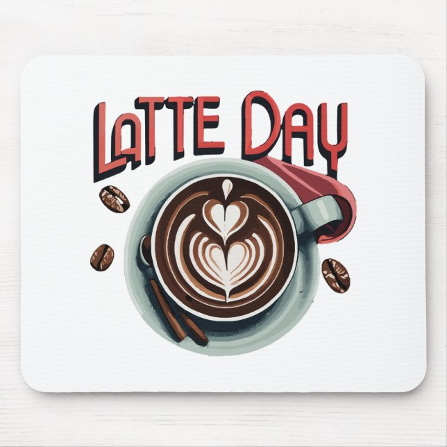 Mousepad Bebidas de Café (Frente)