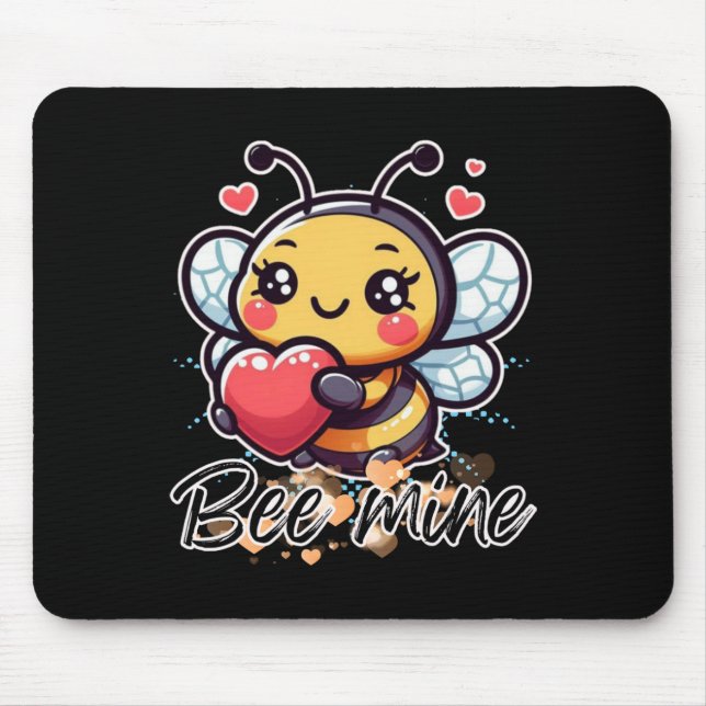 Mousepad Bee Mine Sticker (Frente)