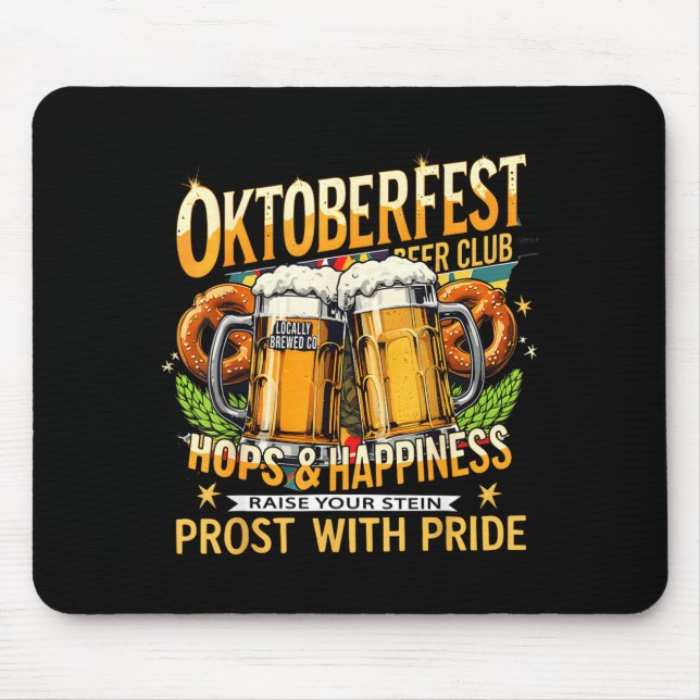 Mousepad Beer Club Prost With Pride Gift Drinking Team  (Frente)