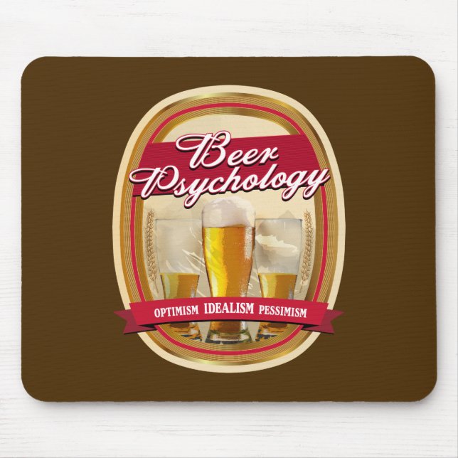 Mousepad Beer Psicology (Frente)