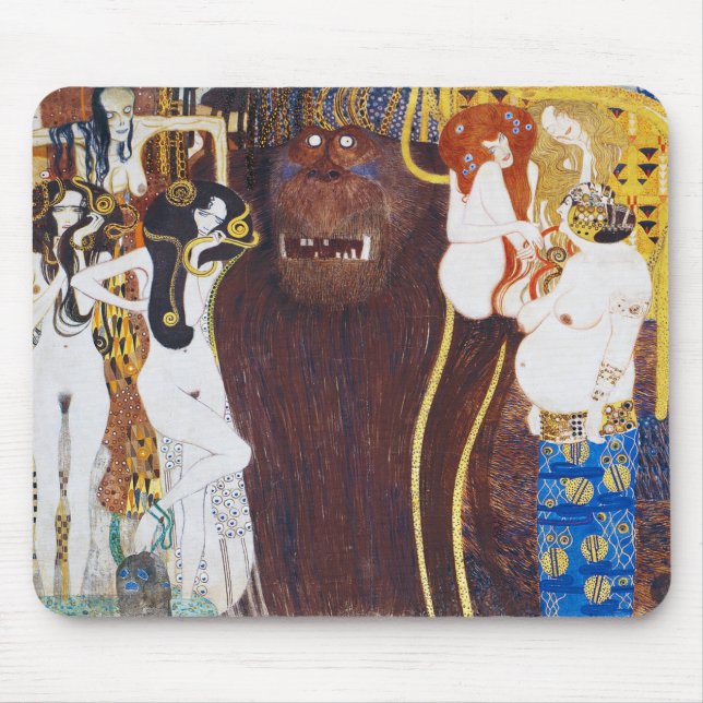 Mousepad Beethoven Frieze (detalhe), Gustav Klimt (Frente)